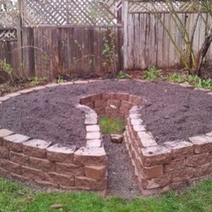 Как сделать клумбы из кирпичей своими руками
